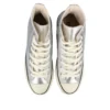 Chuck Taylor All Star High „Leather Silver“