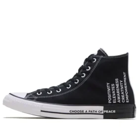 Chuck Taylor All Star High „Seek Peace – Schwarz“