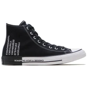 Chuck Taylor All Star High „Seek Peace – Schwarz“