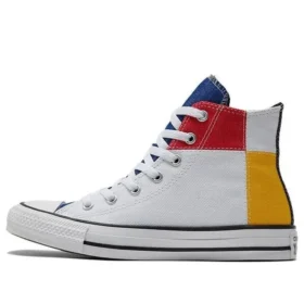 Chuck Taylor All Star High „Weiß Grün Rot Gelb“