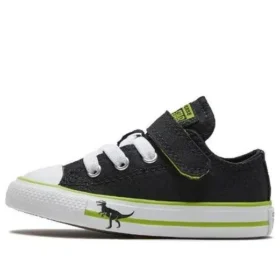 Chuck Taylor All Star Kleinkind Dinoverse Klettverschluss „Black Green“