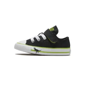 Chuck Taylor All Star Kleinkind Dinoverse Klettverschluss „Black Green“