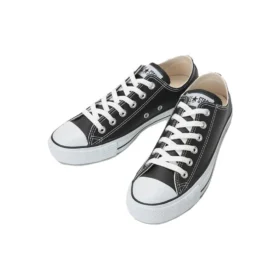 Chuck Taylor All Star Leather Ox „Black White“