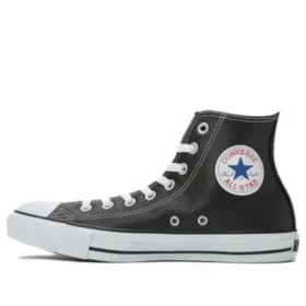 Chuck Taylor All Star Leder-High-Top „Black White“