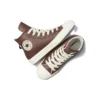 Chuck Taylor All Star Leder mit Kunstfellfutter „Dunkelbraun“