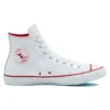 Chuck Taylor All Star Leder „Rot-Weiß“