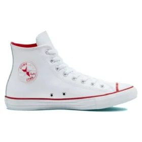 Chuck Taylor All Star Leder „Rot-Weiß“