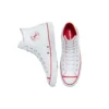 Chuck Taylor All Star Leder „Rot-Weiß“