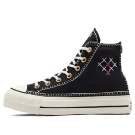 Chuck Taylor All Star Lift Crafted Stitching Platform „Black White“
