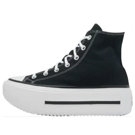 Chuck Taylor All Star Lift Double Stack Hi „Black White“