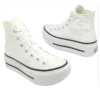Chuck Taylor All Star Lift Double Stack Hi „Weiß Schwarz“