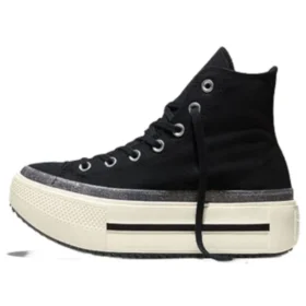 Chuck Taylor All Star Lift Double Stack Platform Jelly „Black Egret“
