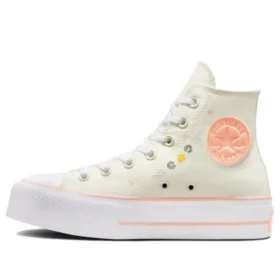 Chuck Taylor All Star Lift HI Schuhe „Floral Embroidery“