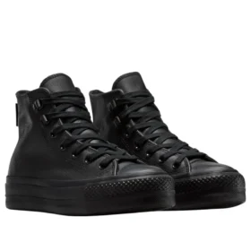 Chuck Taylor All Star Lift Leder High Top „Schwarz“