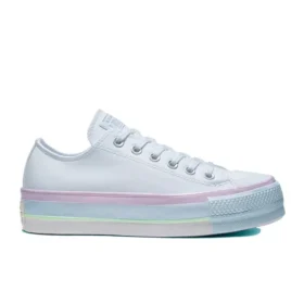 Chuck Taylor All Star Lift Low „White Lilac Blue“