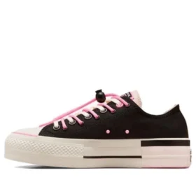 Chuck Taylor All Star Lift Platform Easy On „Black Fable Pink“