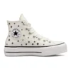 Chuck Taylor All Star Lift Platform High „Embroidered Stars – Egret“