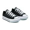 Chuck Taylor All Star Lift Platform Iridescent Leather „Schwarz-Weiß“