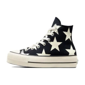 Chuck Taylor All Star Lift Platform Large Stars High „Schwarz-Weiß“