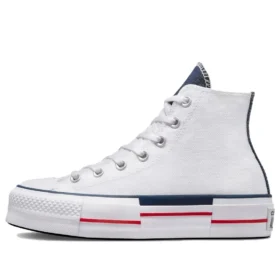 Chuck Taylor All Star Lift Platform Retro Denim „Weiß“