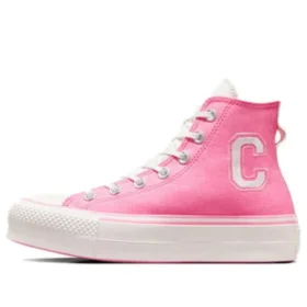 Chuck Taylor All Star Lift Platform Retro Varsity High „Oops Pink“