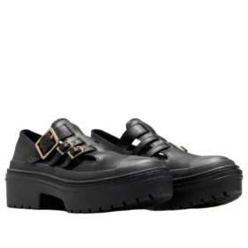 Chuck Taylor All Star Lugged Heel Mary Jane „Schwarz“