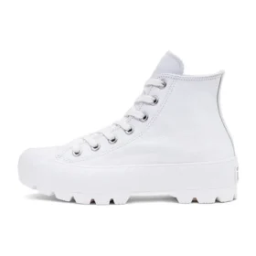Chuck Taylor All Star Lugged Leather High „White“
