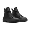 Chuck Taylor All Star Lugged Lift Platform Leder „Schwarz“