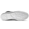 Chuck Taylor All Star Mission-V Leder-High-Top Schwarz-Weiß Wellenmuster-Sohle „Black White“