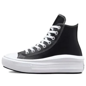 Chuck Taylor All Star Move Platform High „Leather – Black“
