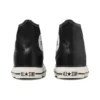 Chuck Taylor All Star Olivgrünes Leder High Top „Black“