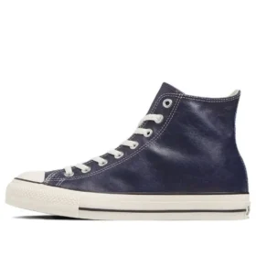 Chuck Taylor All Star Olivgrünes Leder-High-Top „Navy“
