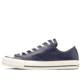 Chuck Taylor All Star Olivgrünes Leder Ox „Navy“