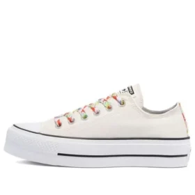 Chuck Taylor All Star Platform Low „Floral Print – Egret“