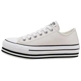 Chuck Taylor All Star Platform Low Top mit cremefarbener Sponge-Cake-Sohle