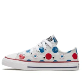 Chuck Taylor All Star Polka Dots „White Blue Red“