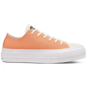 Chuck Taylor All Star Renew Cotton Platform Low „Fuel Orange“