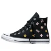 Chuck Taylor All Star Retro Embroidery „Black New Found Bloom“