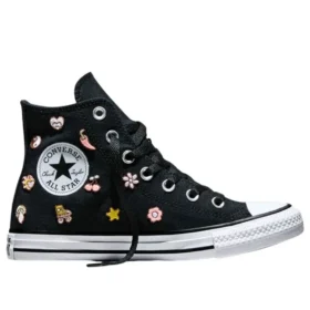 Chuck Taylor All Star Retro Embroidery „Black New Found Bloom“