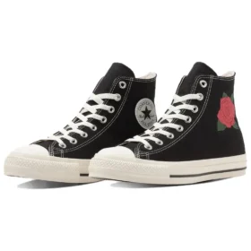 Chuck Taylor All Star Rose Embroidery Hi „Schwarz Weiß Rot“