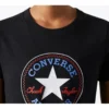 Chuck Taylor All Star Rundhals-Kurzarm-Shirt „Schwarz“