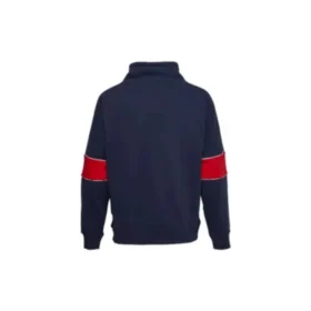 Chuck Taylor All Star Sweatshirt mit Trichterkragen und Viertelreißverschluss – asiatische Größen „Marineblau“