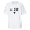 Chuck Taylor All Star T-Shirt asiatische Größen „White Black“