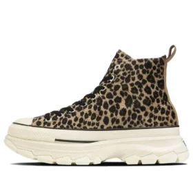 Chuck Taylor All Star Trekwave Animal Fur Leopard High Top „Braun“