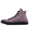 Chuck Taylor All Star Wildleder & Kunstfell „Purple Black“