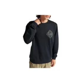 Chuck Taylor All Star Winter Art Graphic Crew Sweatshirt (asiatische Größen) „Black“
