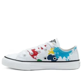 Chuck Taylor All Star World Map „Weiß Blau Rot“