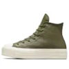 Chuck Taylor Lift Platform Leder-High-Top „Green“
