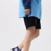 Chucks Retro Collegiate Shorts asiatische Größen „Schwarz“