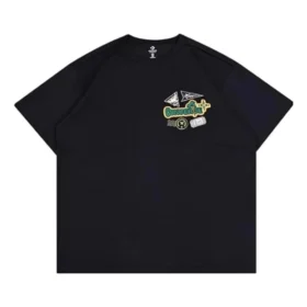 City Escape T-Shirt (asiatische Größen) „Schwarz“